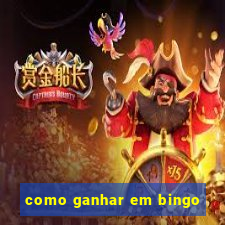 como ganhar em bingo